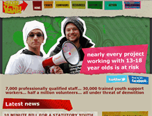 Tablet Screenshot of chooseyouth.org